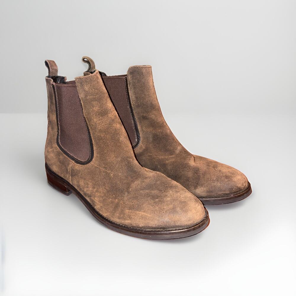 Thursday Boot Co Duchess Chelsea Boots Womens US 8.5 Brown Suede Short Ankle